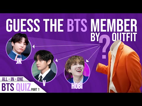 All in One BTS Quiz - Part 1 | Guess the Members | Guessit