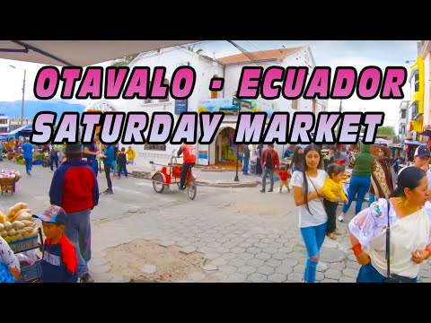 OTAVALO MARKET in Otavalo Ecuador 2023