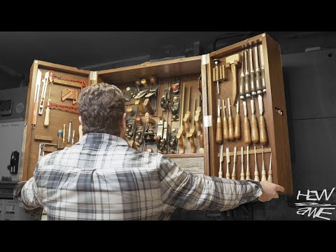 Creating a Beautiful Hand Tool Wall Cabinet From Scratch