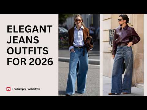 Elegant Jeans Outfits for 2026 – How to Wear Jeans and Still Look Classy!