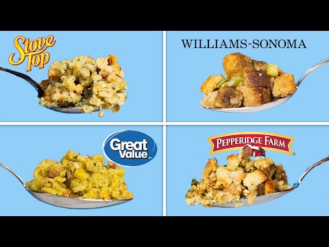 Pro Chefs Blind Taste Test Every Boxed Stuffing | The Taste Panel | Epicurious