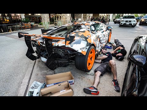 DAMON'S SUPERCHARGED LAMBORGHINI BREAKS DOWN!