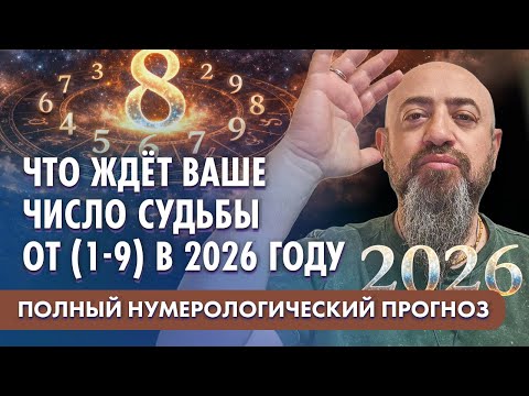 Что ждёт ваше число судьбы от (1-9) в 2026 году? Полный нумерологический прогноз