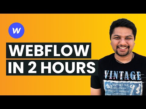 Webflow Crash Course 2024 | Webflow Beginner Tutorial