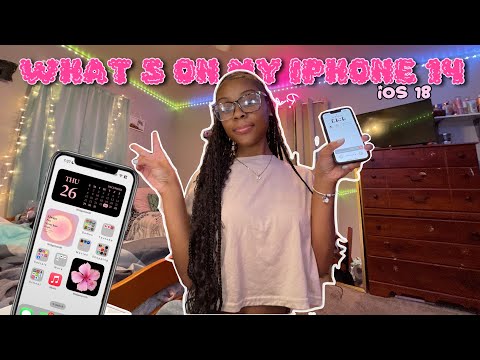 WHATS ON MY IPHONE 14|| iOS 18