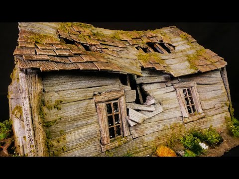 The SHACK! Made from Styrofoam for Tabletop Gaming