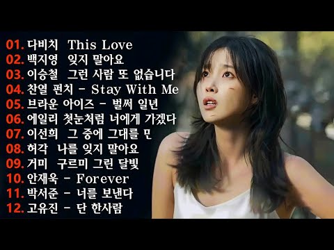 🎬전설적인 OST 명곡 모음 (1990~2025) 🎶 추억을 떠올리게 하는 청춘의 사랑 노래 ｜감성 발라드 베스트 100 ｜ 문명진 · 양파 · 에일리 · 김범수· 다비치