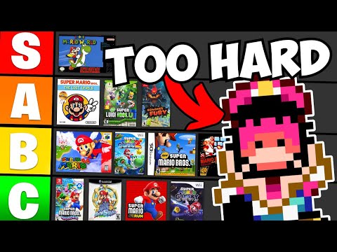 Ranking the Difficulty of Every Mario Game