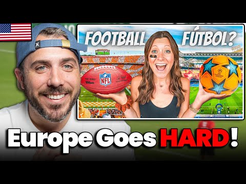 American Reacts: US vs. European Football — BIG Difference