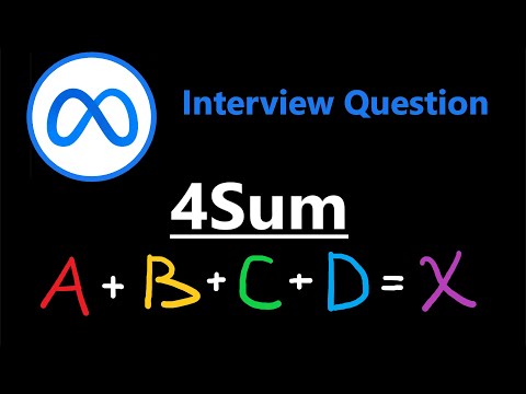 4Sum - Leetcode 18 - Python