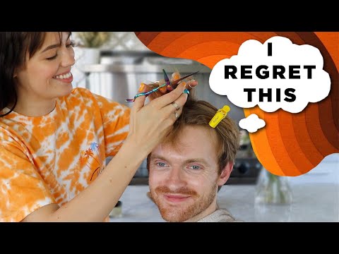 Cutting My Boyfriend's Hair 🤠