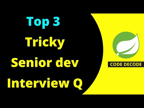 Top 3 tricky Senior Developer Interview Questions & Answers | Spring boot Microservice | Code Decode