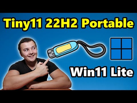 Run Tiny11 22H2 From a USB Drive (Portable Windows11)