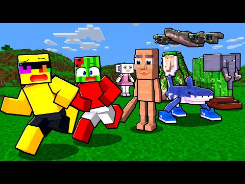 There's BRAINROT MOBS in My Minecraft World