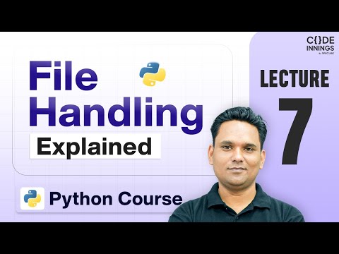 Everything About File Handling in 1 Video - Python Full Course