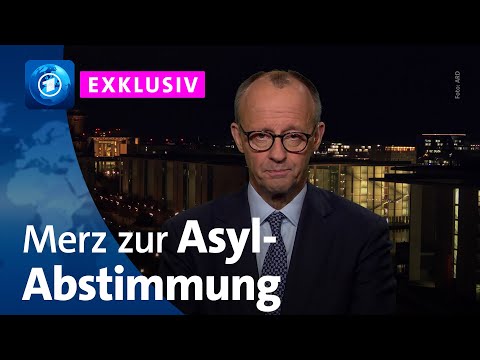 tagesthemen-Interview: Merz verteidigt Asyl-Abstimmung im Bundestag