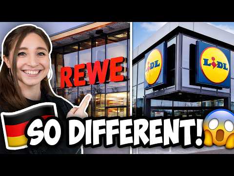 Grocery Shopping in Germany vs. USA | Feli from Germany
