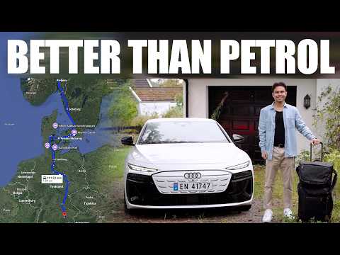 4000km Road Trip Across Europe In The Audi A6 Sportback e-tron Quattro | Oslo - Hamburg | DAY 1