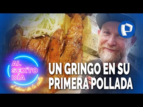 ¡Peruvian Challange! Extranjero conoce el sabor de las polladas en Lima
