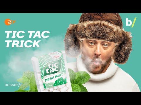 Fake Frische: Sebastian bleibt bei Tic Tac der Atem weg