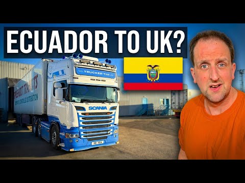 COLLECTING ECUADORIAN BANANAS IN THE UK! | #truckertim