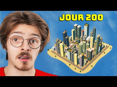 J'ai survécu 200 jours sur Cities Skyline II ! (ma ville est géante)