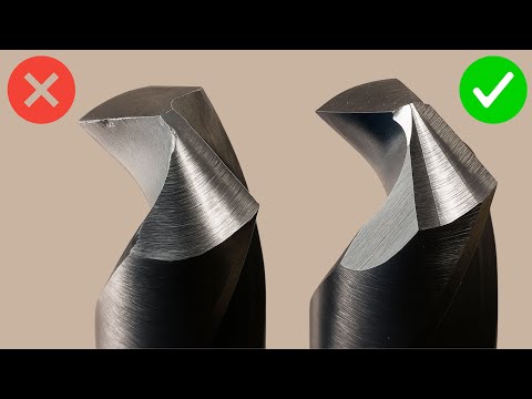 Millions of people still don't know how to sharpen drill bits quickly and easily