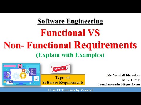 SE 13 : Functional VS Non- Functional Requirements with Examples| Requirement Engineering
