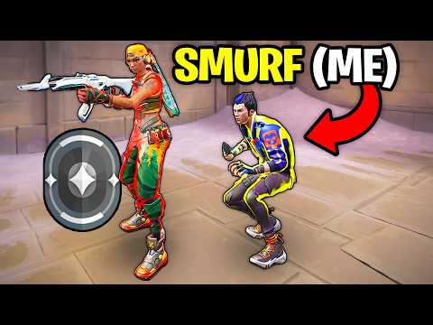 I Tried SMURFING in Iron to Prove It’s Basically Cheating.