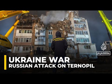 Russian air strikes kill 26 in devastating attack on Ukraine’s Ternopil