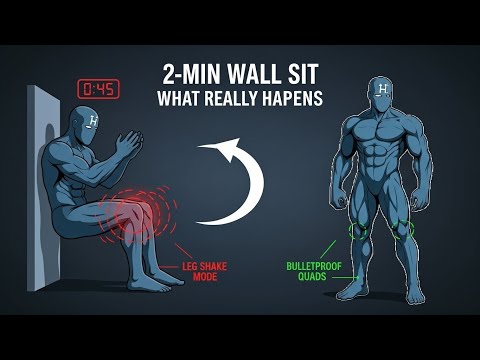 Wall Sit Challenge | What Happens to Your Body When You Hold for 2 Minutes Daily