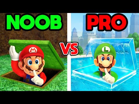 NOOB vs PRO: SECRET Rooms in Mario Odyssey!