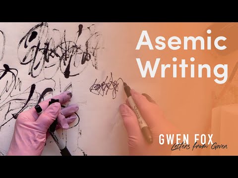 Unlocking Asemic Art: The Hidden Language in Painting!
