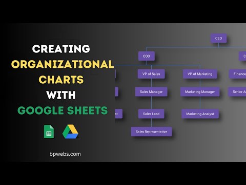 Creating Organizational Charts with Google Sheets