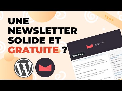 Testons le plugin NEWSLETTER sur WordPress (ça m'a ÉPATÉ !)