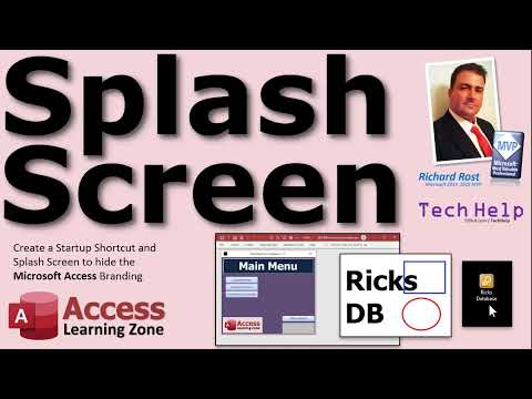 How to Create a Startup Shortcut and Splash Screen to Hide the Microsoft Access Branding