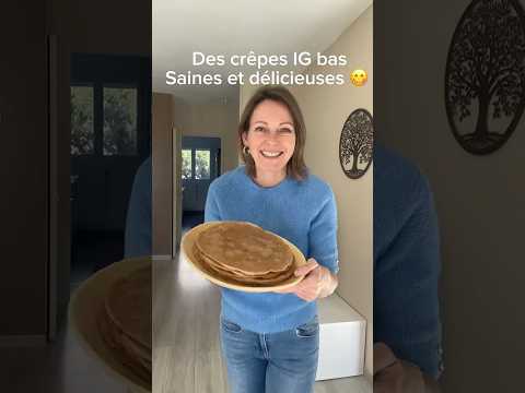 Ces crêpes sont vraiment incroyablement moelleuses ! #mangersainement #igbas #marielaureandre