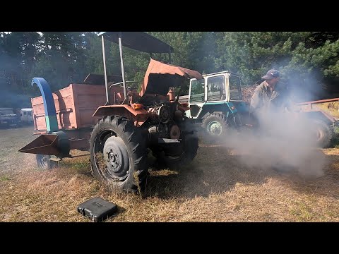 The T-16 tractor lost fuel injection pressure, the starter was standing for a long time..