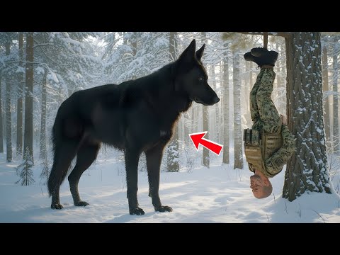 Giant Black Shepherd Found Ranger Hanging Upside Down From Tree—What It Did Next Was Truly Shocking