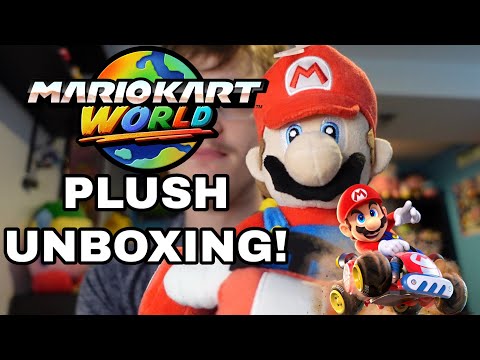 MARIO KART WORLD PLUSH UNBOXING!