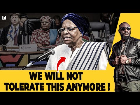 NAMIBIAN PRESIDENT DROPS A BOMB IN AN EXPLOSIVE SPEECH DURING G20