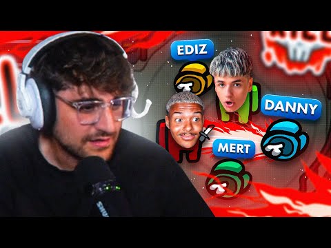 NOCH NIE WURDE SO EIN WIN GEHOLT!😱 DER GOTY MIT DEN BESTEN IMPOSTER MOVES!😈 Among Us mit dem Squad🔥