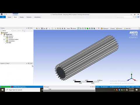 ANSYS WORKBENCH | ANSYS FLUENT Tutorial | Analysis of heat transfer in longitudinal finned pipes.