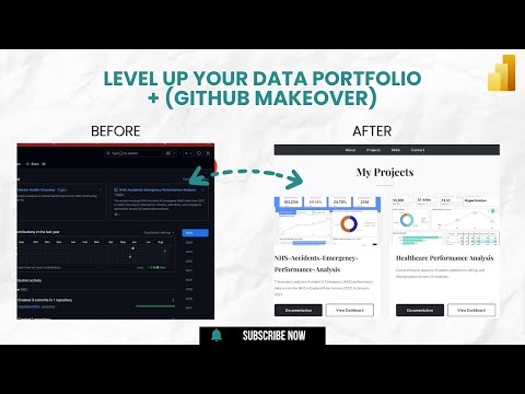 Build a Data Analyst Portfolio on GitHub + Github Profile Makeover (Step-by-Step + Free Templates)