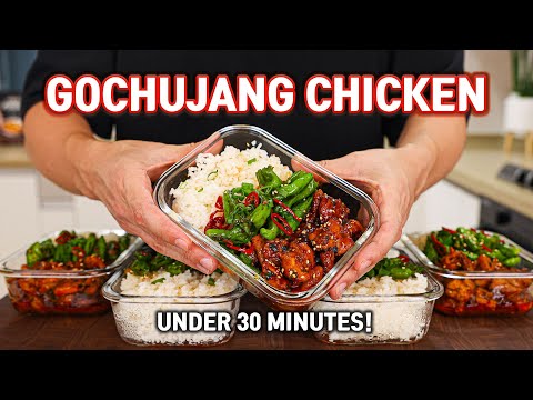 This Gochujang Chicken Bulgogi Meal Prep Will Change Your LIFE, Done In 30 Minutes