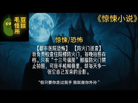 【都市医院恐怖】【防火门巡查】我负责检查住院楼防火门，每晚拍照存档。只有“十三号病房”那扇防火门禁止拍照，可我手机相册里，却每天多一张它自己发来的合影！！！#惊悚小说