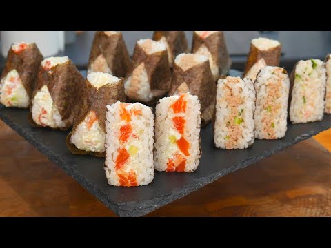 We don't buy onigiri anymore! We cook it at home cheaper, more, tastier. Step-by-step recipe