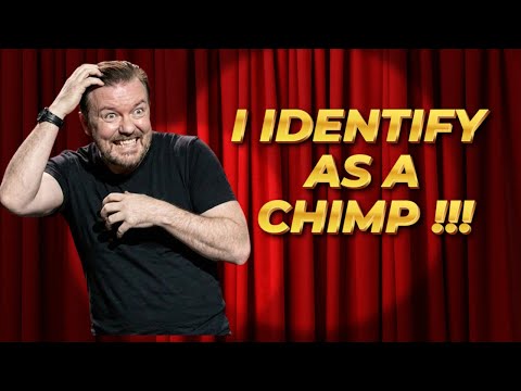 (Stand Up Comedy) Ricky Gervais: "I Identify As A Chimp" (Hilarious Rant)