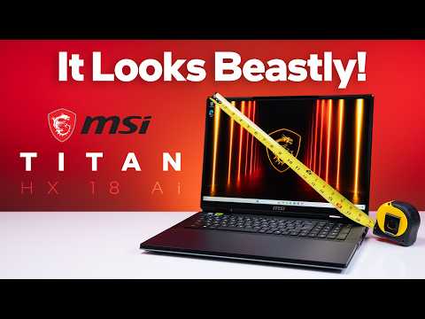 We Tried the New Titan 18HX and it's looking... WOW!