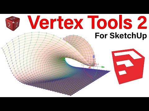How To use Vertex Tools 2 in SketchUp - TutorialsUp